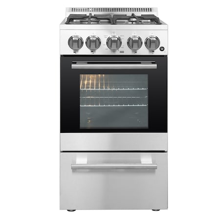 Forno Lamazze 20In. Freestanding Gas Range FFSGS6265-20
